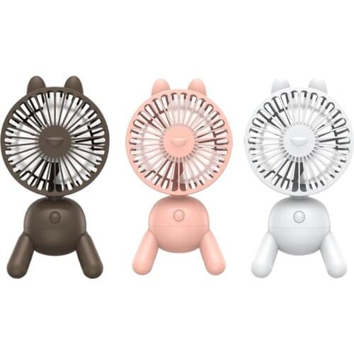 Mini Desktop Shaking Head Fan Dormitory Fan USB Small Fan Rechargeable Home Office Air Conditioning Mute