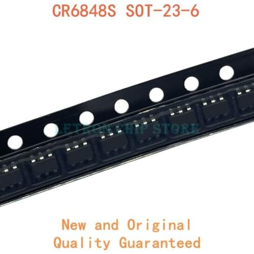 20PCS CR6848S SOT-23-6 CR6848 SOT23-6 SMD new and original IC Chipset
