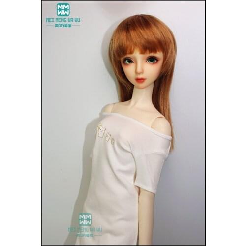 BJD doll clothes fits 1/3 BJD doll fashion white print T-shirt Variety of patterns available