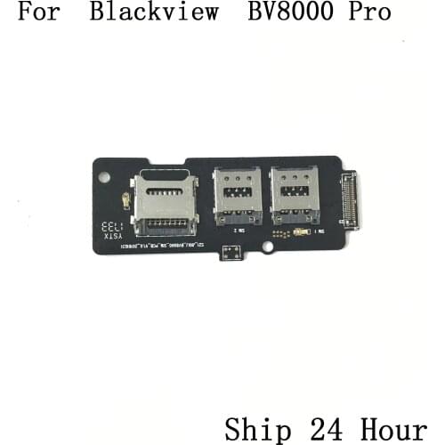 Used SIM Card Reader Holder Connector For Blackview BV8000 Pro MT6757 Octa Core 5.0 Inch 1920*1080 Free Shipping