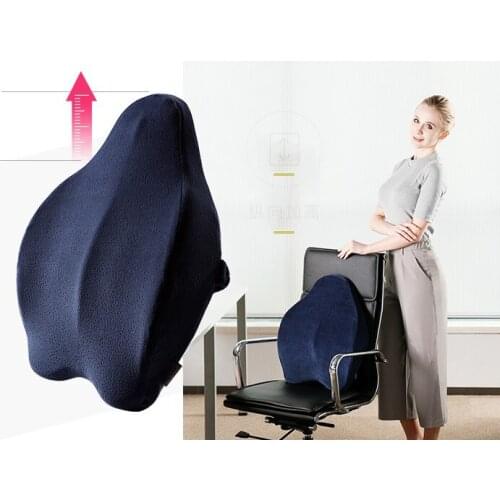 Ergonomic Design Back Pillow Office Chair Memory Foam Orthopedics Relieve Fatigue Care The Cervical Spine Back Pillow 1 Piece