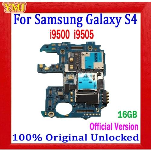 With Android System for Samsung Galaxy S4 i9505 i9500 Motherboard,Original unlocked for Galaxy S4 i9500 Logic board,EU Version