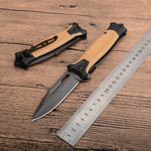 New Arrival BDA148 Hunting Knife Folding Knife 440C Blade Pocket Camping Survival Folding Knives High Quality EDC Tool