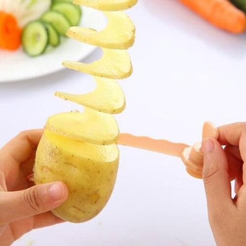 Potato Spiral Slicer Kitchen Vegetable Cutting Models Carrot Cutter Cooking Accessories Home Gadgets Spiral Slicer Cutter Tools