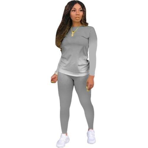 Womens Tracksuit Lightweight Women Casual Long Sleeve Set Top + Pants Matching Sets Workout Gym Suit Tracksuit Women Homewear