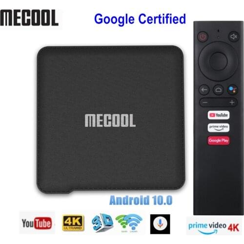 Google Certified Mecool KM1 Amlogic S905X3 Android 10.0 Smart TV Box 4G 32G/64G 2.4G&5.8G Dual WiFi 4K H.265 Media Player