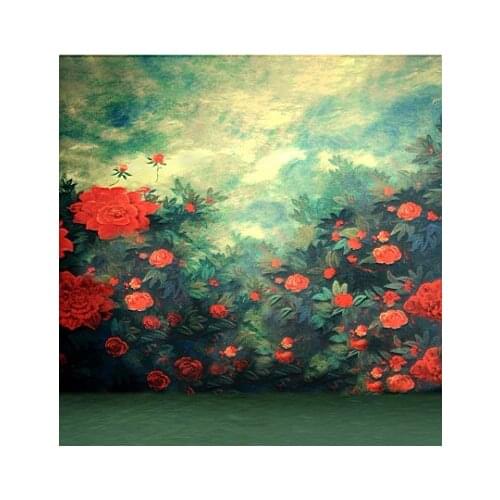 VinylBDS 200x300cm Flowers Photo Backdrop Fundo Saffron Flower Painting Backgrounds