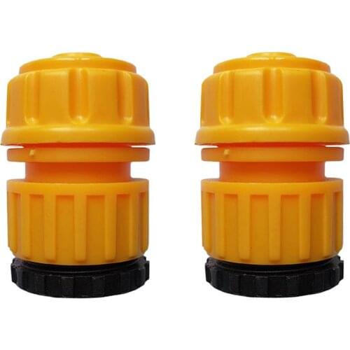 2Pcs 1/2'' 3/4'' Female Thread Garden Faucet Connector Car Washing Pipe Fittings Irrigation System Watering Hose Quick Connector
