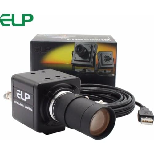 5Megapixel industrial usb camera OmniVision OV5640 CS Manual Focus 5-50mm Mini Box Case usb camcorder mini cmos camera module