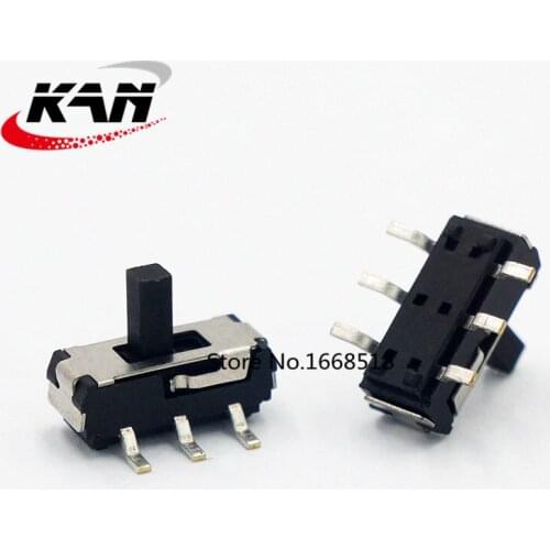 50pcs MST-22D18 2-speed patch small toggle 6-foot vertical mini toggle power switch, micro slide switch