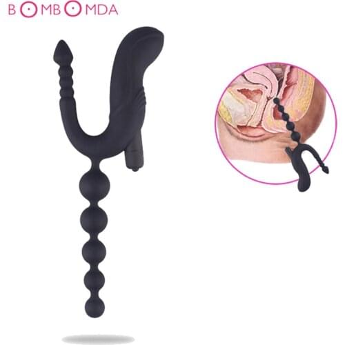 10 Speed Prostate Anal Beads Vibrator Adult Sex Toys For Men Women Masturbator G Spot Anus Orgasm Stimulation Butt Plug Sex Shop