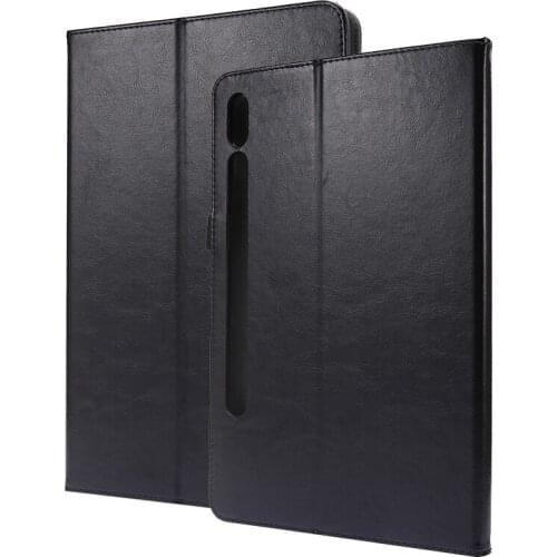 Case for Samsung Galaxy Tab S7 2020 Leather Case Funda Stand Cover with Pen Holder for Samsung T870 T875 Flip Case