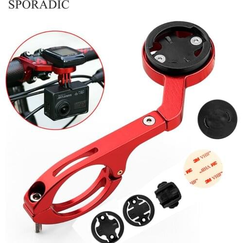 Bicycle Computer Mount Holder Bike Stem Extension FlashLight Camera Support Accessories For IGPSPORT Gopro Garmin Bryton Cateye