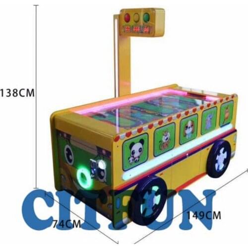 Children coin operated game machine music car electric air hockey for game center GM013A