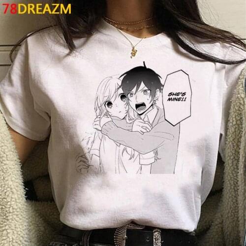 Horimiya t-shirt women harajuku couple aesthetic casual kawaii t-shirt tumblr