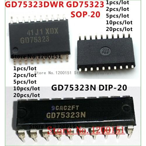 GD75323 GD75323DWR SOP-20 GD75323N DIP-20