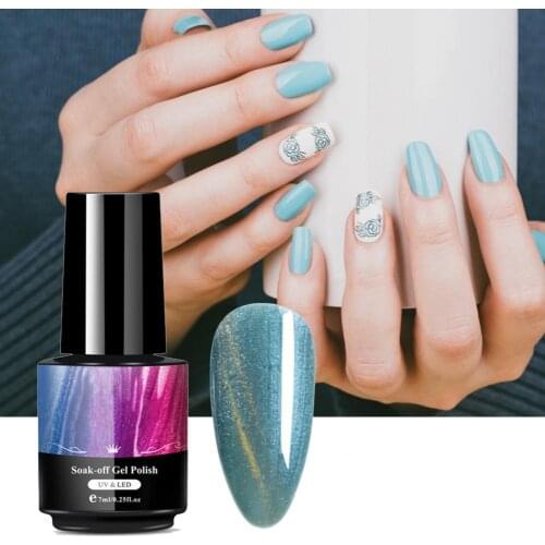 5ML Gel Polish Beautiful Glossy Cat Eye Color Soak-off Nails Art Gels Varnish UV LED Semi Permanent Nail