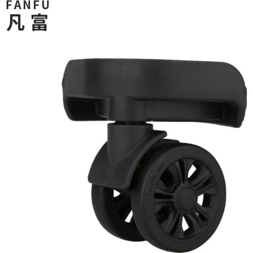 Traveling luggage wheels repair accessories makeup trolley luggage casters accessory replacement All-match Black Swivel wheels