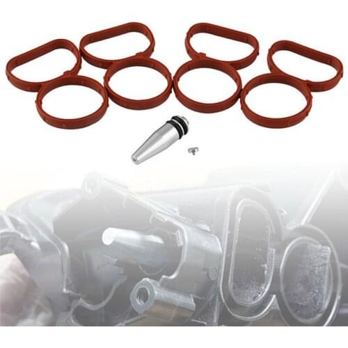 Swirl Flap Plug Repair Kit Diesel Swirl Flap Joint + Gasket Gasket Car Disassembly Parts Replacement Gasket For BMW N47