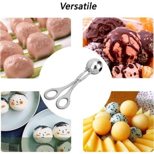 Kitchen Convenient Meatball Maker Stainless Steel Stuffed Meatball Clip DIY Fish Meat Rice Ball Maker Meatball Mold Tools