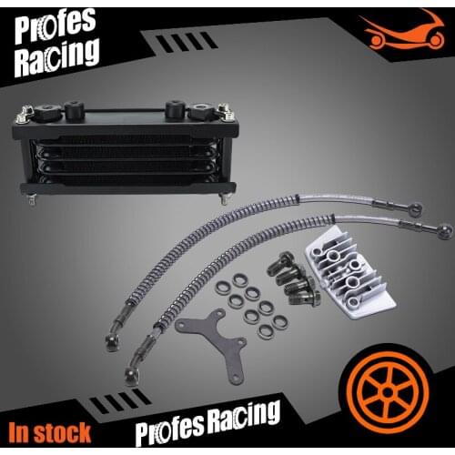 Motorcycle Oil Cooling Radiator Oil Set For 50 70 90 110 125 140cc Cooler Dirt Bike Monkey Bike DAX Pocket Bike ATV Motor Coole