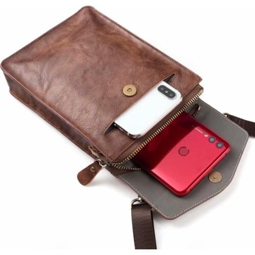 New style leather simple mobile phone waist bag for Blackberry Q10 Z10 Z30 Evolve key2 LE Priv Universal case