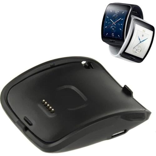 Portable Quick Charging Dock with Usb Cable Charger Cradle Replace Base for Samsung Galaxy Gear S Smart Watch SM-R750 Dropship