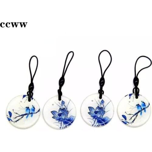 125KHz ID EM4305 Waterproof Keyfobs Writable Rewritable Replicable RFID Token Key Tag Access Control Card Fast Shipping