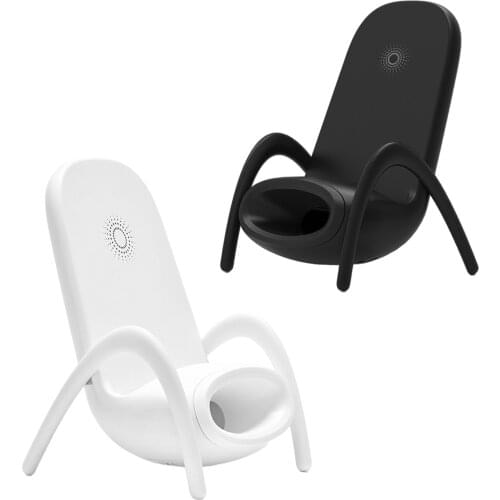 Chair Shape Amplifier Wireless Charger Smart Phone Holder, Efficient, Professional Accessories