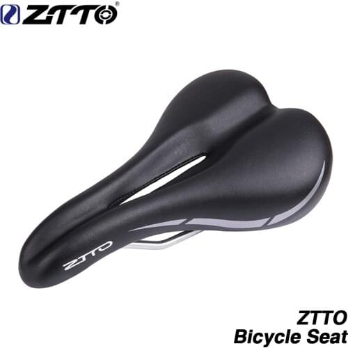 ZTTO Bicycle Saddle Soft Comfortable Hollow Breathable Road Bike Big Cushion Thicken Wide Mountain Bike Shockproof Cycling Seat