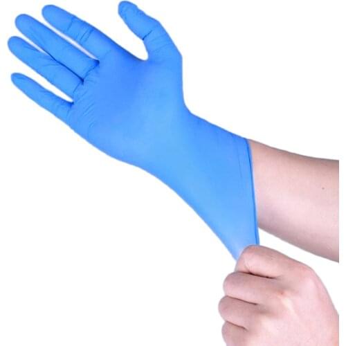 Vinyl Gloves 100 pcs / Box Disposable Gloves Powder-free Industrial Food Safety 3mm Translucent Pvc Gloves Nitrile Gloves