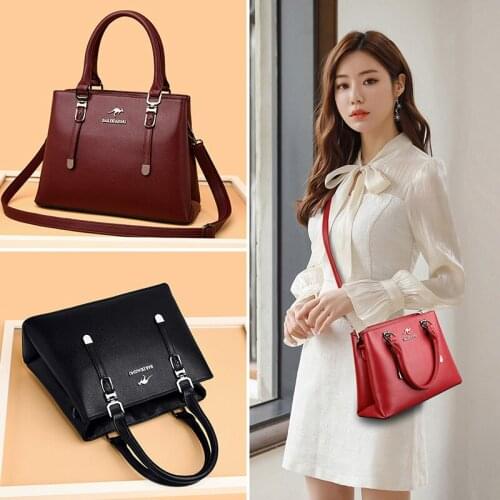High Quality Pu Leather Shoulder Bag Casual Small Crossbody Bags for Women 2021 Luxury Handbags Women Bags Designer
