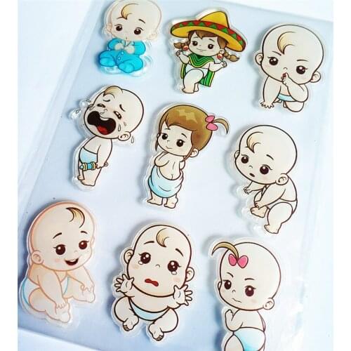 11*16cm Lovely baby Transparent Clear Stamps / Silicone Seals Roller Stamp for DIY scrapbooking photo album/Card Making