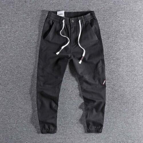 2020 new arrival All kinds of comfortable woven cotton overalls pants for men casual pants for men wholesale 0309
