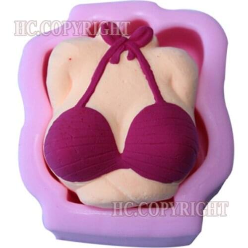3D Sexy Lady Bikini Underwear Bra Shapes Fondant Mold Silicone Sugar Craft Cake Decorating Clay DIY Mold Tools
