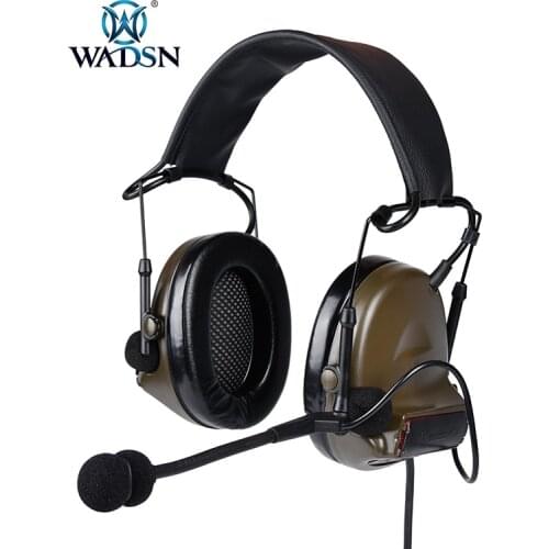 WADSN Comtac II Tactical Headset Military Hearing Protection Headsets Headphones for shooting ipsc Electronic hearing protection