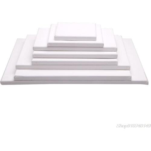 White Blank Square Artist Canvas Wooden Board Frame For Primed Oil Acrylic Paint N05 20 Dropshipping