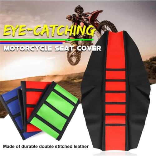 Seat Cover Motorcycle New 5 Colours Rubber Cross-Country Motorcycle Seat Cover Antiskid Thickening Seat Cover Waterproof