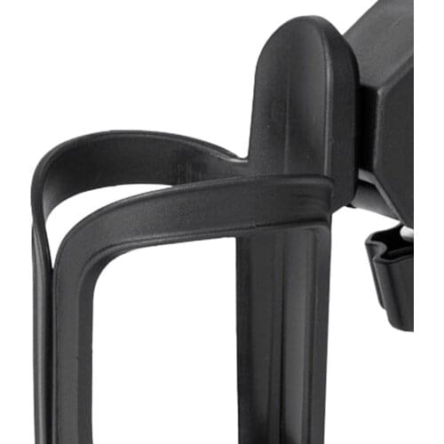 Black Bike Water Bottle Cage Adjustable Support Rack For Stroller