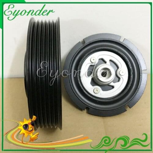 New AC A/C Air Conditioning Compressor Electromagnetic Magnetic Clutch Pulley PV6 6PK for BMW X3 F25 MINI Cooper F55 COOPER