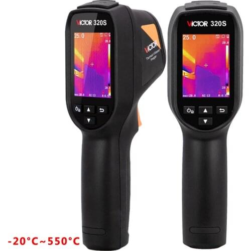 VICTOR 320S Infrared Thermal Imager Sensor Floor Heating Detector Handheld Temperature Camera Pipeline Temperature Screening
