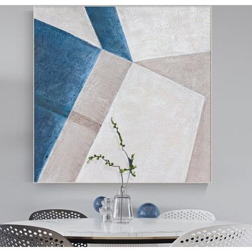 Unframed 100% Handpainted Abstract Painting In Lighe Color Large Wall Art Decoration Home Modern Quality Picture For Living Room