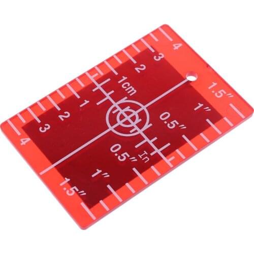 Laser Target Card Plate inch/cm for Green and Red Laser Level Target Plate 37MB