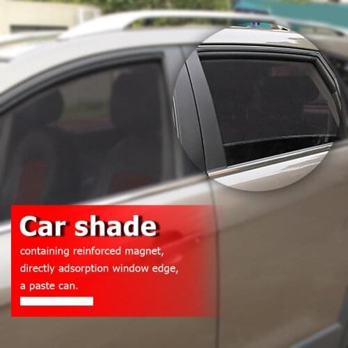 Magnetic Car Sun Shade UV Protection Curtain Car Windows Side Sunshade Mesh Window Mesh Sun Visor Summer Protection Window Film