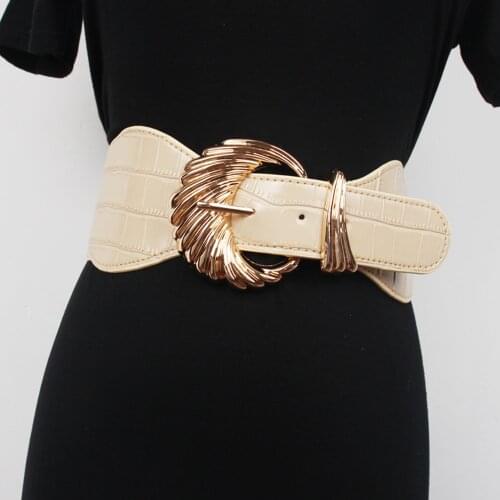 Fashionable temperament belt womens wide decorative skirt jacket belt dress waist elastic belt fashion multifunctional belt