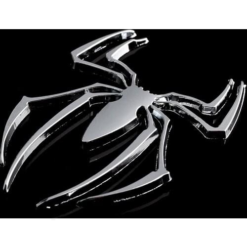 3D Metal Spider Car Accessories Sticker For Nissan Qashqai j11 Juke X-trail T32 Tiida Note Almera Primera Pathfinder Teana