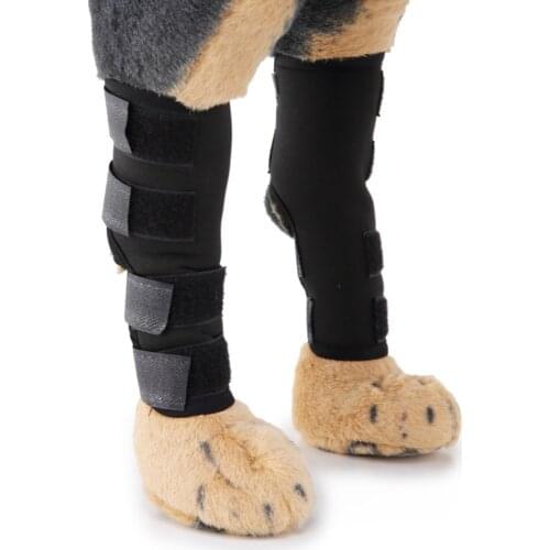 Pet Dog Knee Pads Pet Leg Protect Dog Joint Wrap Brace Protects Wounds Heal