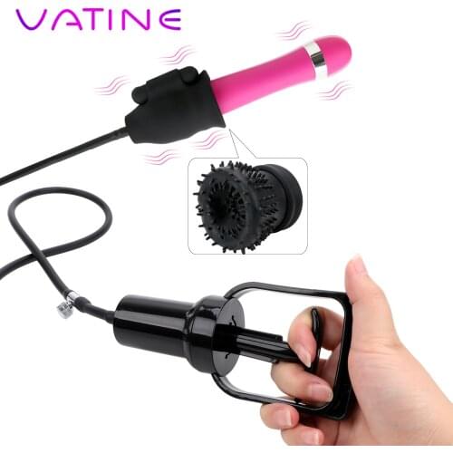 10 Speed Men Penis Pump Vibrator Penis Sucking Penis Enlargement Sex Toy For Men Glans Penis Massage