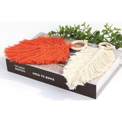 Tapestry Wall Hanging Macrame Home Decoration Accessories Feathers Car Hanging Bohemian Hand-woven Mexican Home Decoration