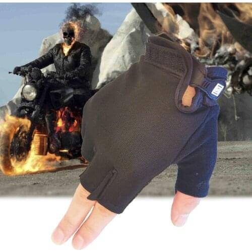 Half Finger Motorcycle Gloves Men Antiskid Military Bicycle Airsoft Shooting Riding Gear Fingerless gant Gloves Guantes Moto
